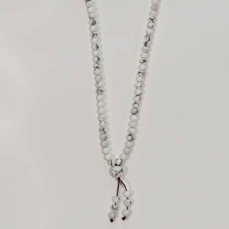 Howlite necklace