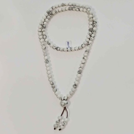 Howlite necklace