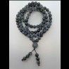 SnowFlake obsidian necklace