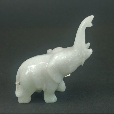 Jadeite elephant.