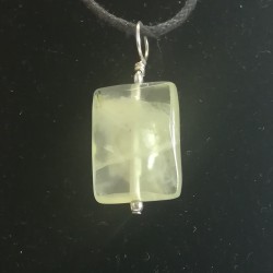 Prehnite necklace