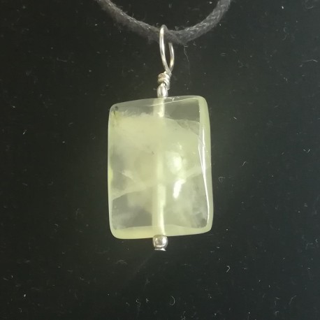 Prehnite necklace