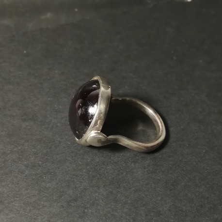 star garnet ring
